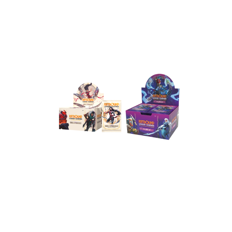 Riftbound: League of Legends TCG - Pack - Displays Set 2 Armes Spirituelles + Set 3 Déchaînement - FR