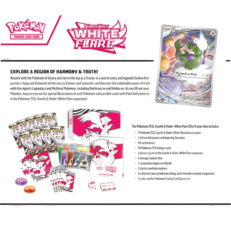 Pokémon - Elite Trainer Box - ETB SV10.5 - White Flare - EN