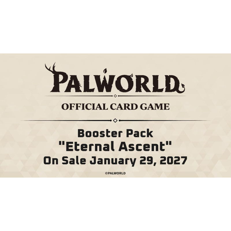 Palworld Official Card Game - Display de 12 Boosters - BP03 - Eternal Ascent