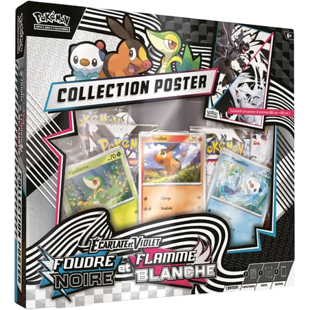 Pokémon - Coffret Collection Poster - EV10.5 - Flamme Blanche et Foudre Noir - Unys