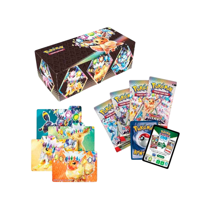 Pokémon - Boite surprise de Rangement EV08.5 - Évolutions Prismatiques