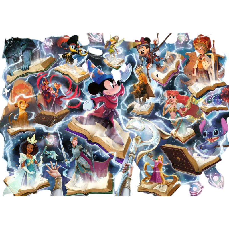 Ravensburger - Disney - Lorcana - Acier - Puzzle 1000P + 1 carte promo