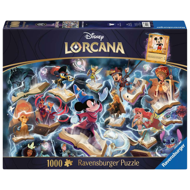 Ravensburger - Disney - Lorcana - Acier - Puzzle 1000P + 1 carte promo