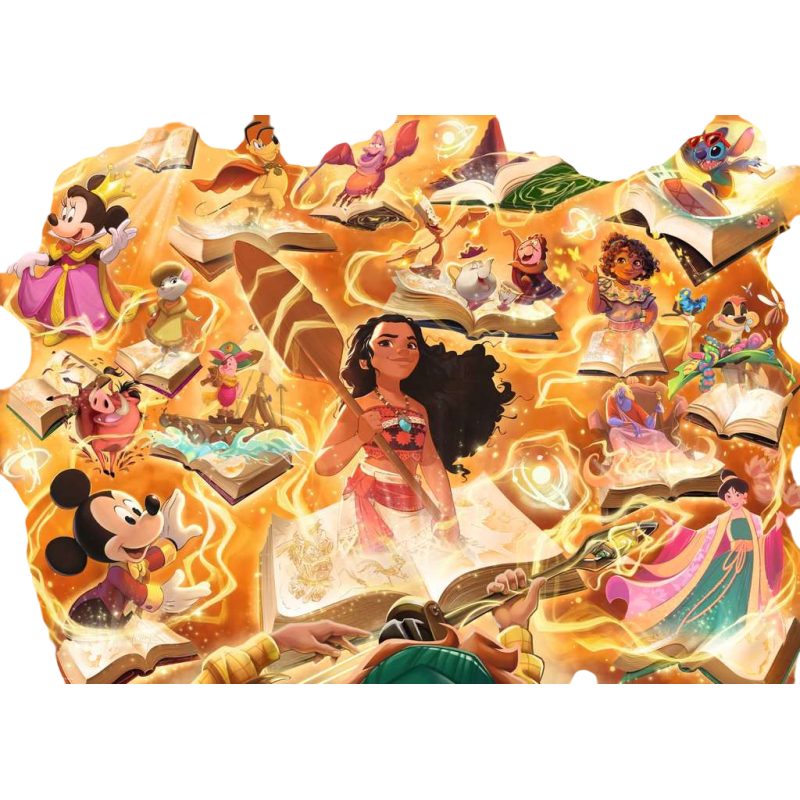 Ravensburger - Disney - Lorcana - Ambre - Puzzle 1000P + 1 carte promo