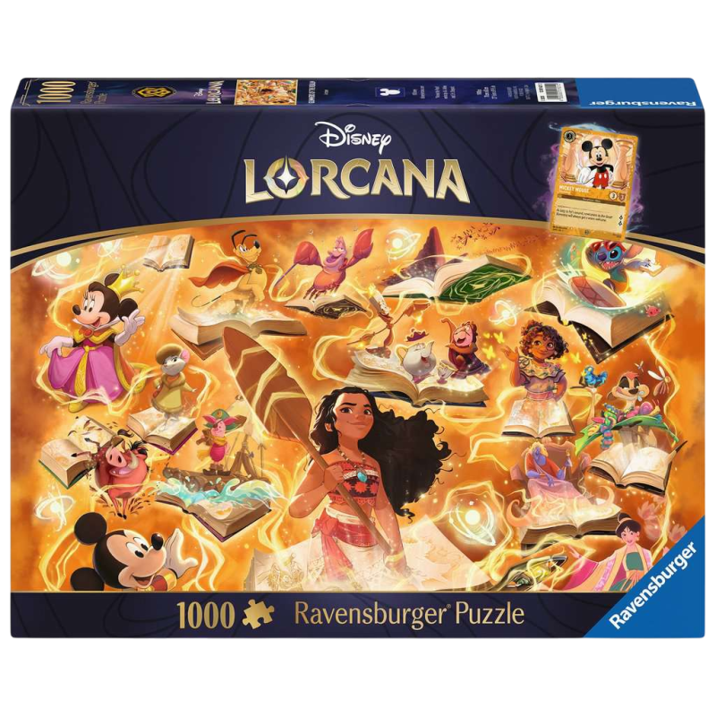 Ravensburger - Disney - Lorcana - Ambre - Puzzle 1000P + 1 carte promo