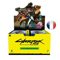 Cyberpunk TCG - Display de 24 boosters - Edgerunners: Burn Bright - FR
