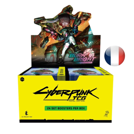 Cyberpunk TCG - Display de 24 boosters - Edgerunners: Burn Bright - FR