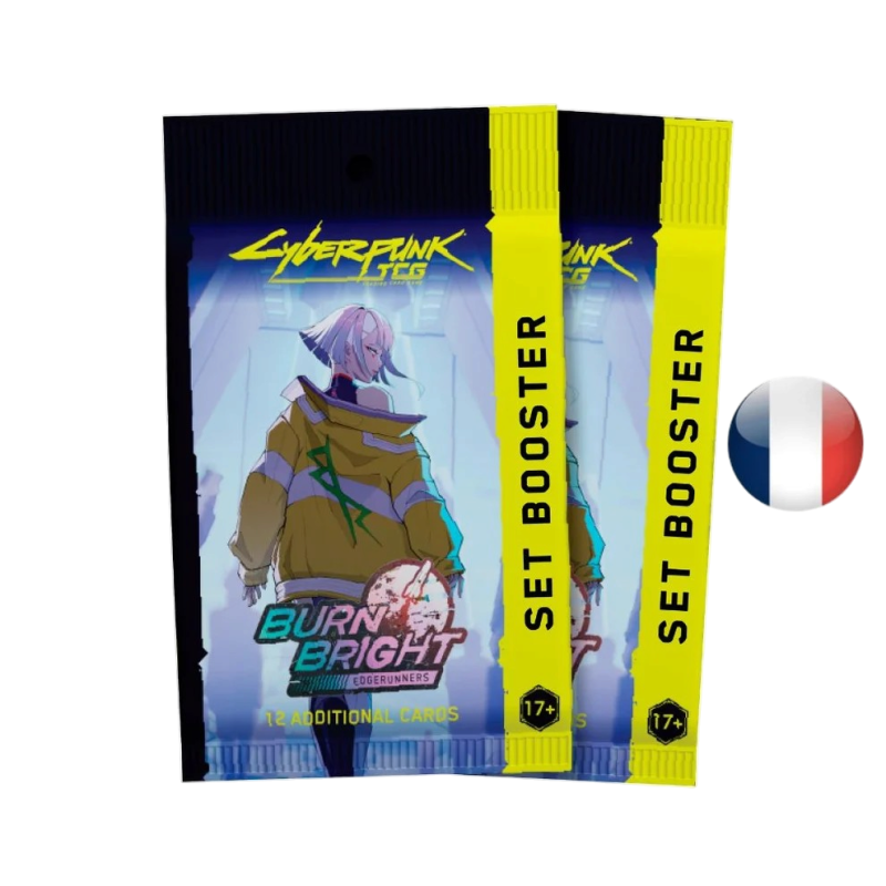 Cyberpunk TCG - Display de 24 boosters - Edgerunners: Burn Bright - FR