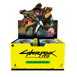 Cyberpunk TCG - Display de 24 boosters - Edgerunners: Burn Bright - EN