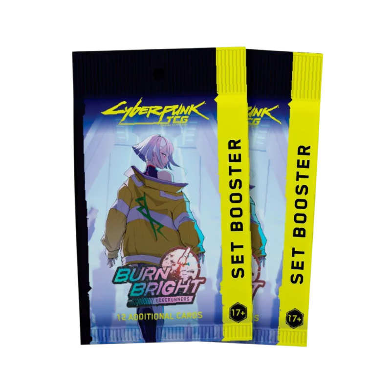 Cyberpunk TCG - Display de 24 boosters - Edgerunners: Burn Bright - EN