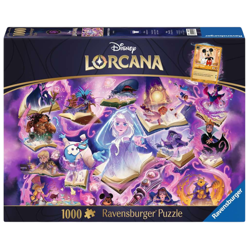 Ravensburger - Disney - Lorcana - Améthyste - Puzzle 1000P + 1 carte promo (EN)