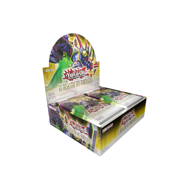 Yu-Gi-Oh! - Display de 24 boosters - Le Désastre Des Dimensions