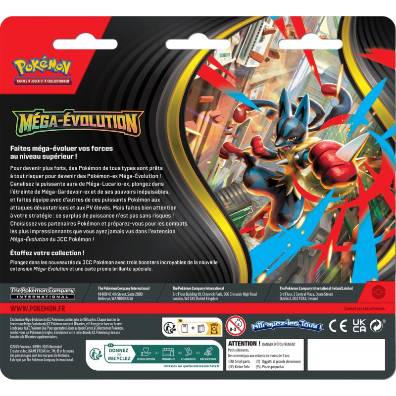 Pokémon - Tripack ME01 - Méga-Évolution