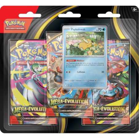 Pokémon - Tripack ME01 - Méga-Évolution