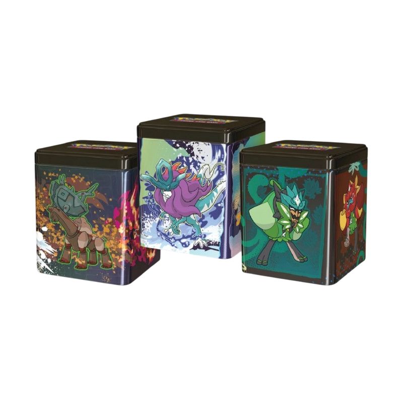 Pokémon - Pokébox Tin Cube Pokémon - Mars 2025 - Trésors du Fléau / Paradoxe / Ogerpon