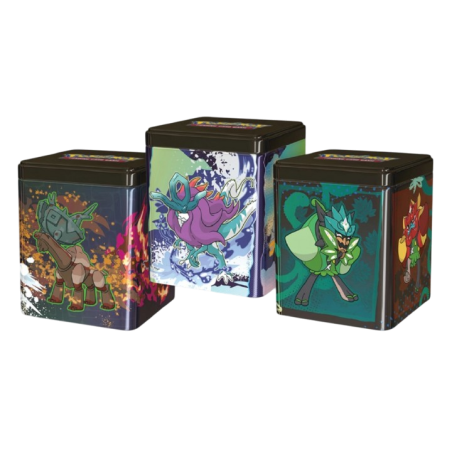 Pokémon - Pokébox Tin Cube Pokémon - Mars 2025 - Trésors du Fléau / Paradoxe / Ogerpon