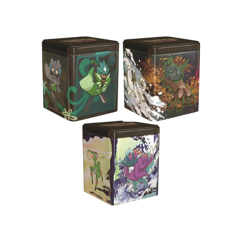 Pokémon - Pokébox Tin Cube Pokémon - Mars 2025 - Trésors du Fléau / Paradoxe / Ogerpon