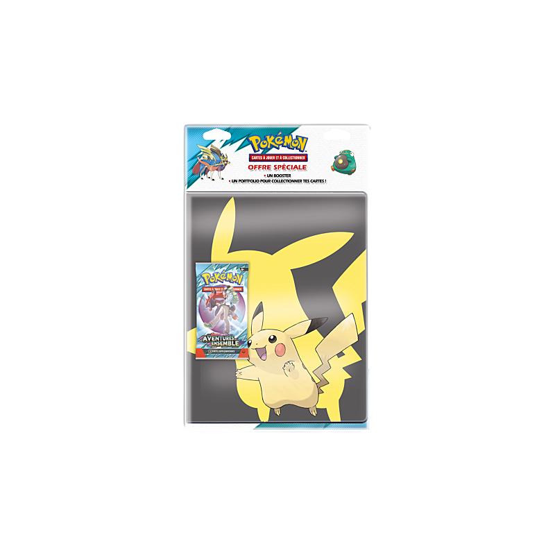 Pokémon - Pack Portfolio + Booster EV09 - Aventures Ensemble