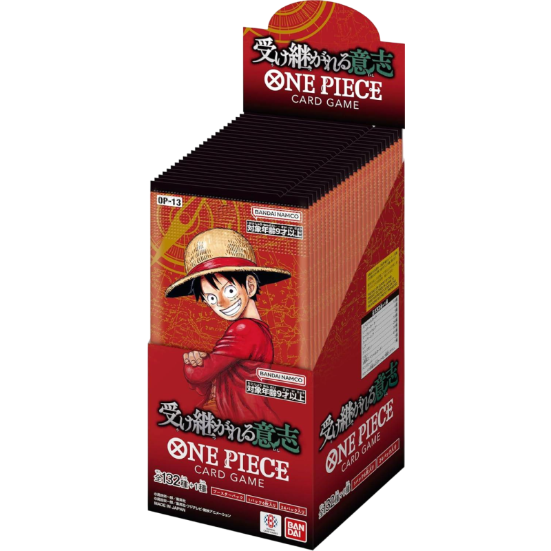 One Piece - Display de 24 boosters - OP13 - Carrying on his Will - JP