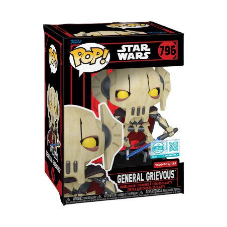 Funko Pop! - Star Wars - n°796 - Ed Limitée Supreme -  Général Grievous