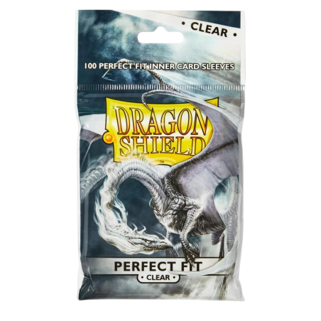 Dragon Shield - Sleeves Taille standard - Perfect Fit Transparent x100