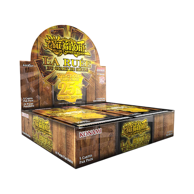Yu-Gi-Oh! - Display de 24 boosters - La Ruée du Quart de Siècle
