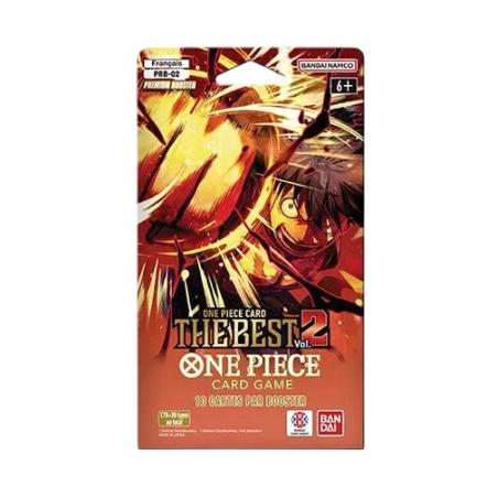 One Piece - Carton de 20 Boosters sous blisters - PRB02 - The Best Vol.2