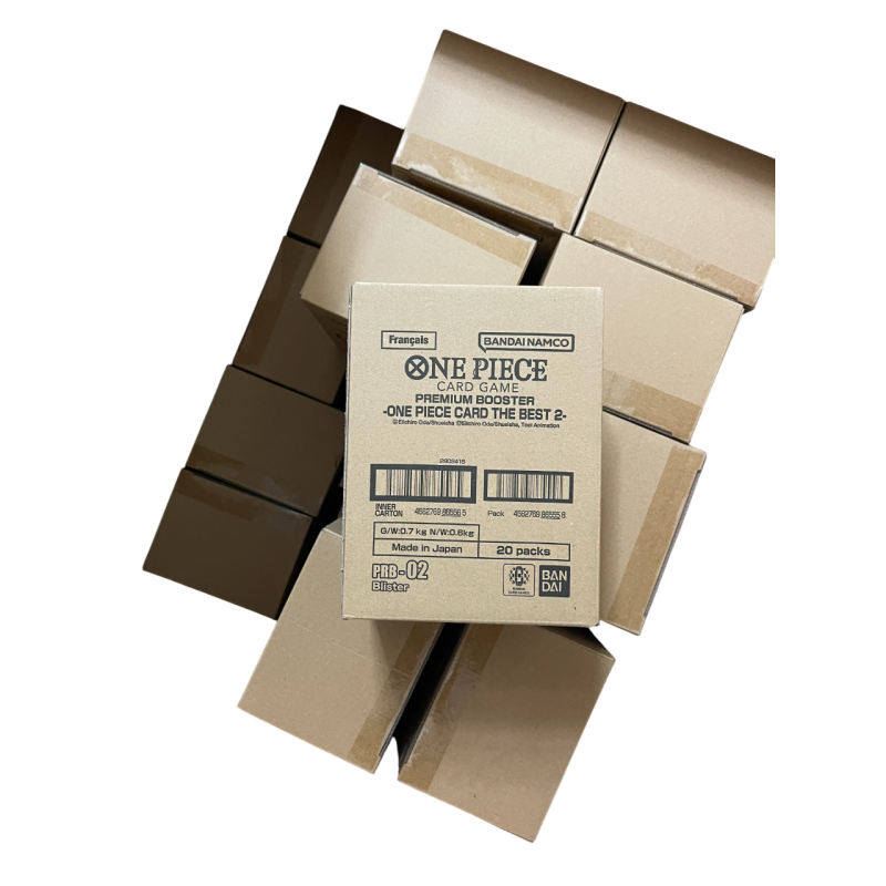 One Piece - Carton de 20 Boosters sous blisters - PRB02 - The Best Vol.2