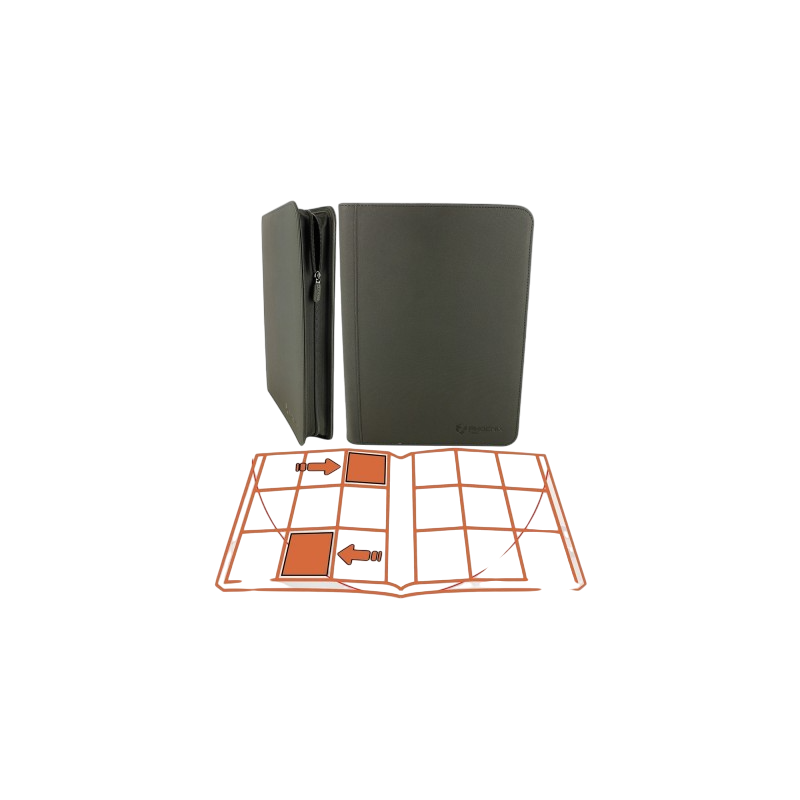 Phoenix Shield - Classeurs Toploaders - Album DELUXE ZIP - 360 cartes