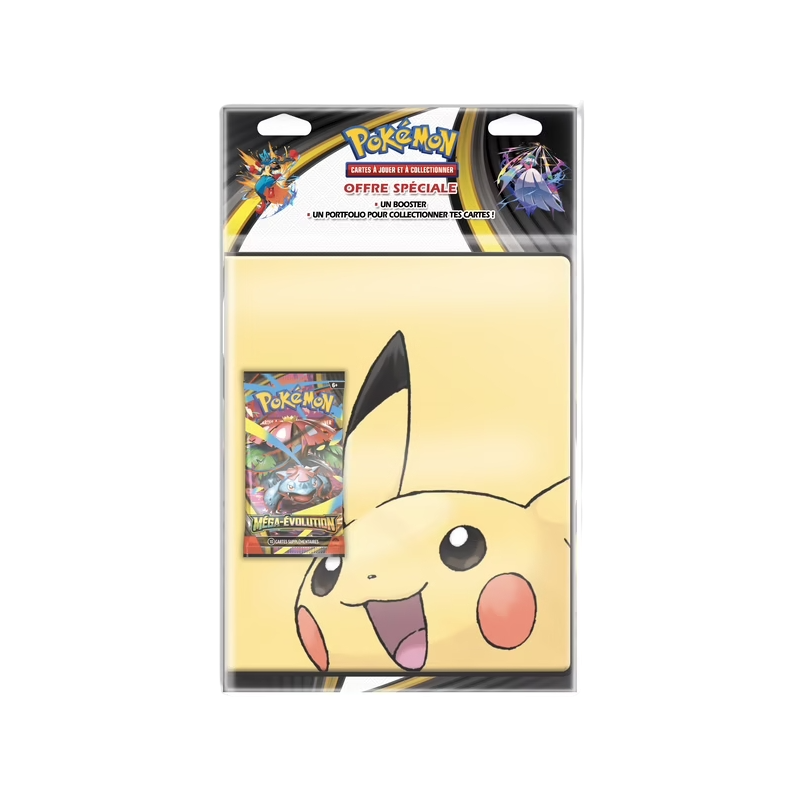 Pokémon - Pack Portfolio + Booster ME01 - Méga-Évolution