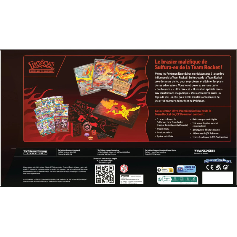 Pokémon - Coffret Collection Ultra Premium - UPC - Sulfura-ex Team Rocket