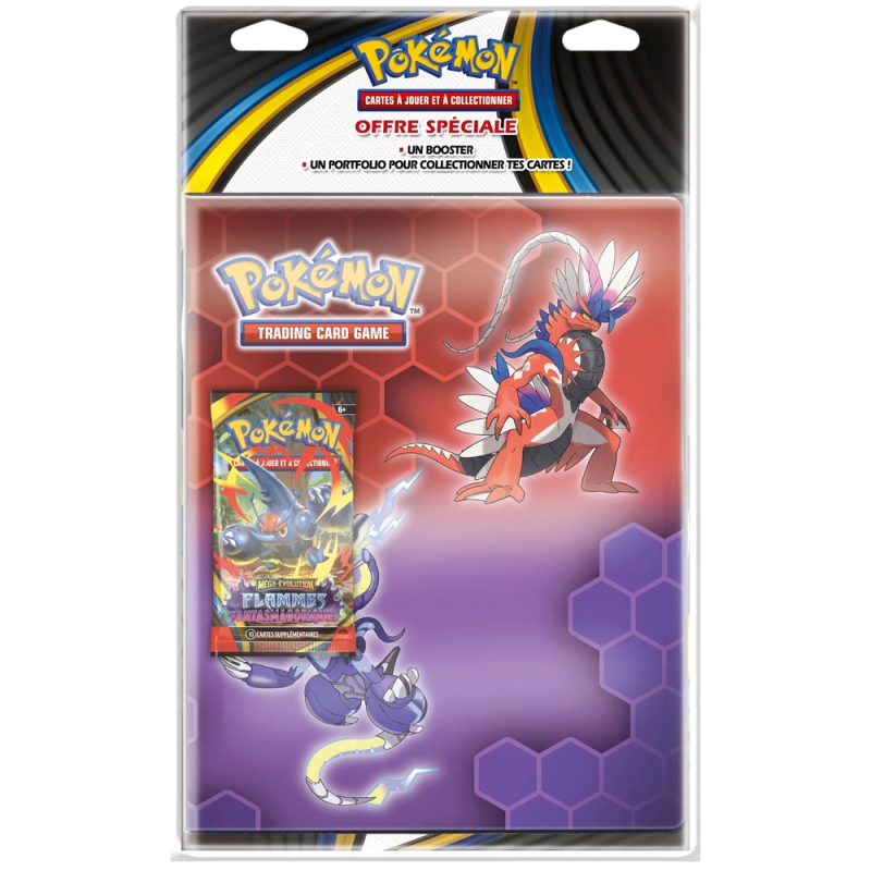 Pokémon - Pack Portfolio + Booster ME02 - Flammes Fantasmagoriques