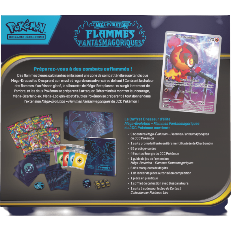 Pokémon - Coffret Dresseur d'Élite - ETB ME02 - Flammes Fantasmagoriques