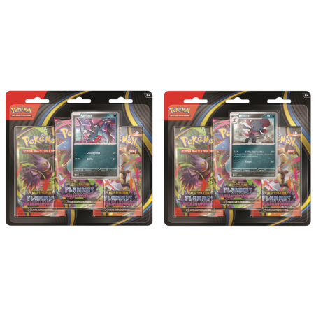 Pokémon - Tripack ME02 - Flammes Fantasmagoriques - Dimoret / Farfuret