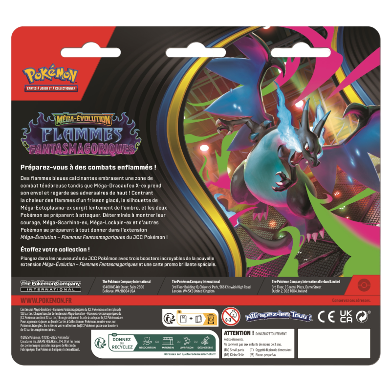 Pokémon - Tripack ME02 - Flammes Fantasmagoriques - Dimoret / Farfuret