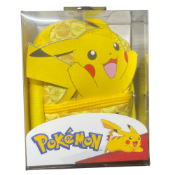 Pokémon - Mini Sac à Dos Porte-Monnaie / Range-Cartes - Pikachu