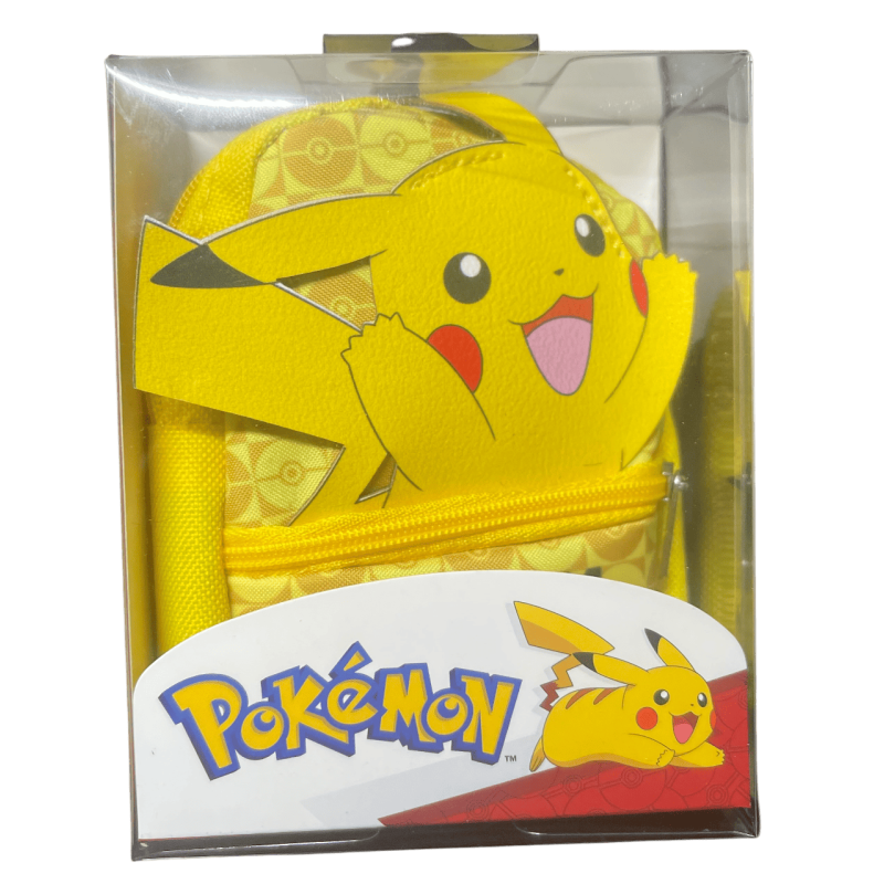 Pokémon - Mini Sac à Dos Porte-Monnaie / Range-Cartes - Pikachu