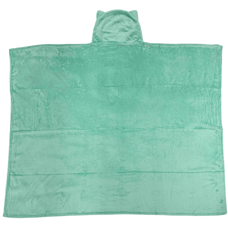 Pokémon - Plaid Polaire à Capuche 3D - 120 x 150 cm - Ultra Doux - Bulbizarre / Carapuce / Pikachu / Salamèche