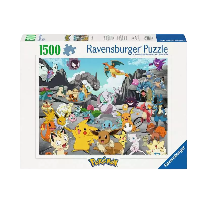 Ravensburger - Pokémon - Puzzle - 1500 Pieces - Pokémon Classiques