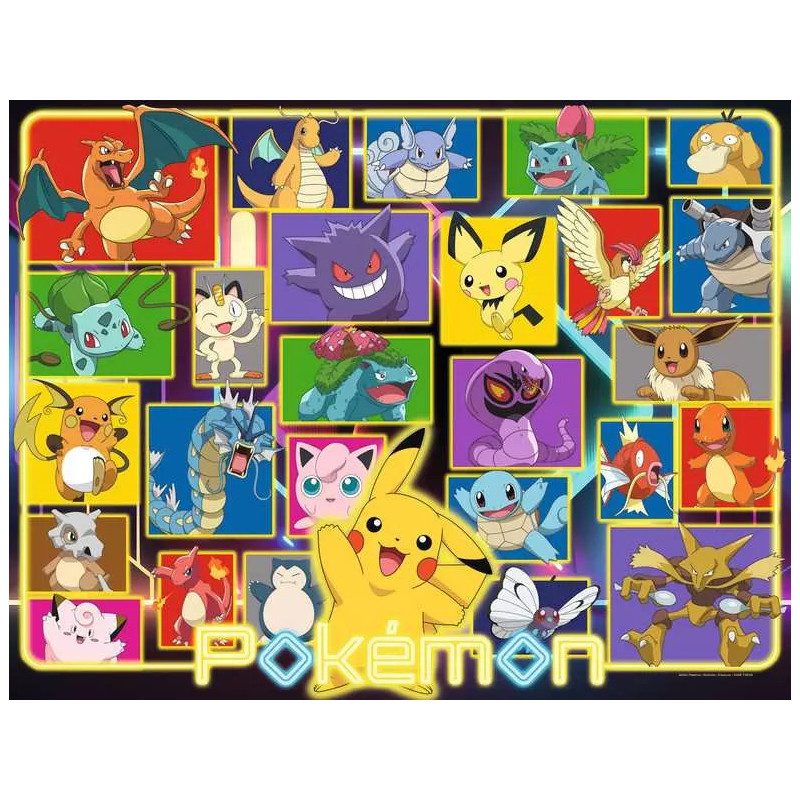 Ravensburger - Pokémon - Puzzle - 2000 Pieces - Pokémon Lumineux