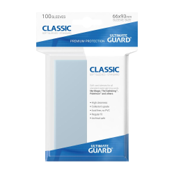 Ultimate Guard - Sleeves Taille standard - Classic Soft Transparent x100