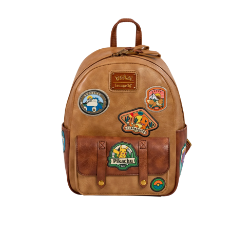 LoungeFly - Pokémon - Mini Sac à Dos Camper Patch