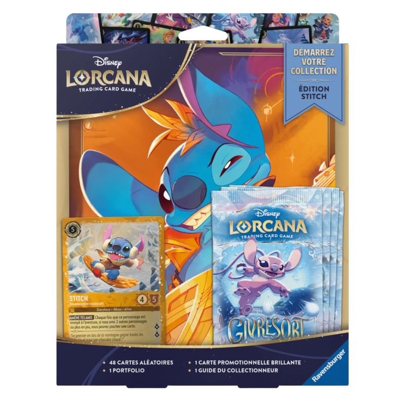 Disney - Lorcana - Coffret Démarrez votre Collection - Chapitre 11 - Givresort - Edition Stitch