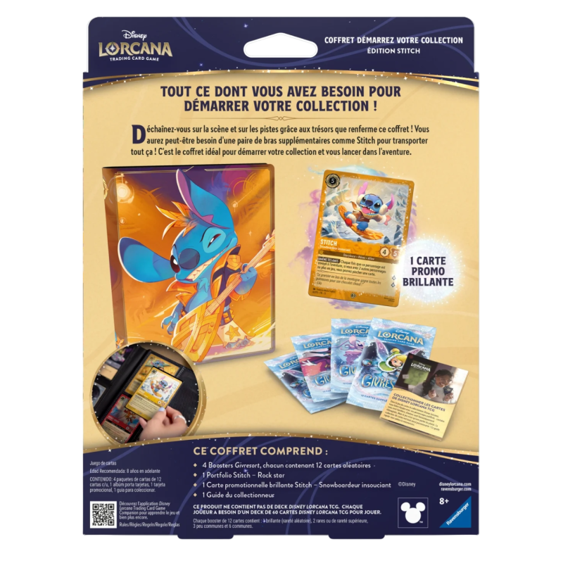 Disney - Lorcana - Coffret Démarrez votre Collection - Chapitre 11 - Givresort - Stitch