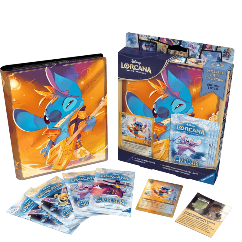 Disney - Lorcana - Coffret Démarrez votre Collection - Chapitre 11 - Givresort - Stitch