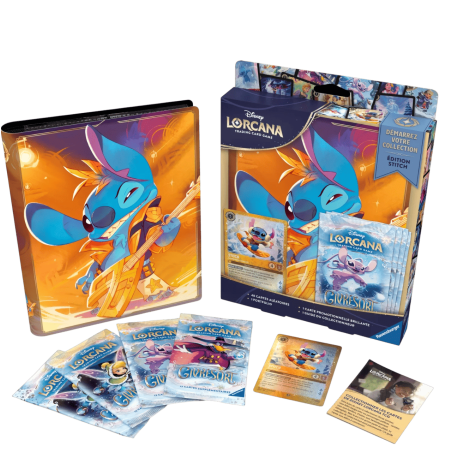 Disney - Lorcana - Coffret Démarrez votre Collection - Chapitre 11 - Givresort - Stitch